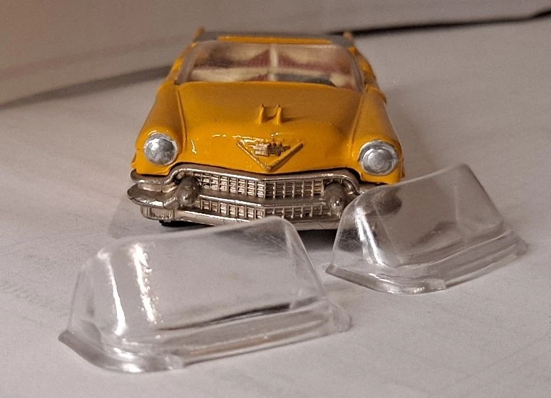 058. MERCURY 1/48- replica 2x Parabrezza/windshield Cadillac Eldorado - Immagine 4 di 4