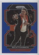 2022 Panini Prizm WNBA Blue Prizm 63/149 Becky Hammon #179 HOF 11ba