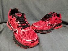Saucony Omni 9 Sneakers Red Black Kids Size 4M Brand New no Box  