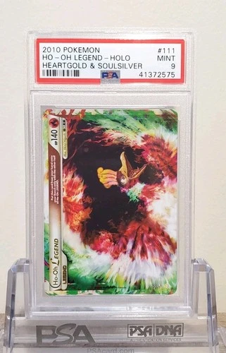 Pokemon 2010 Ho-Oh LEGEND 111/123 Holo HeartGold & SoulSilver PSA 9
