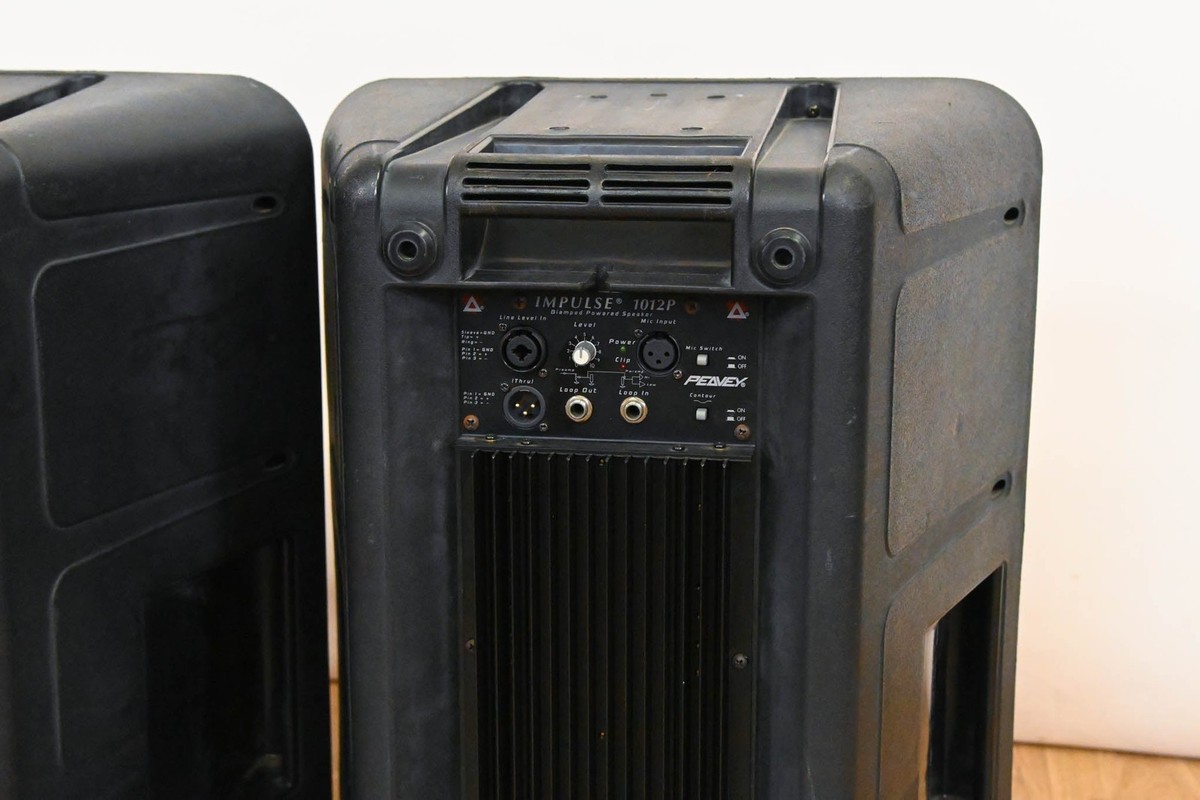 Peavey Impulse 1012p Biamped Powered Speaker (PAIR) CG01VAX | eBay