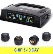 Tymate TM2 RV Tire Pressure Monitoring System, Tire Pressure Monitor with Solar