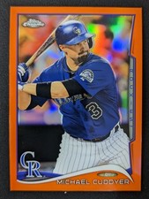 2014 Topps Chrome #157 Michael Cuddyer Orange Refractors Colorado Rockies