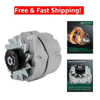 Compact 105Amp Self-Exciting Alternator for Chevy GM   Reliable Power Source
