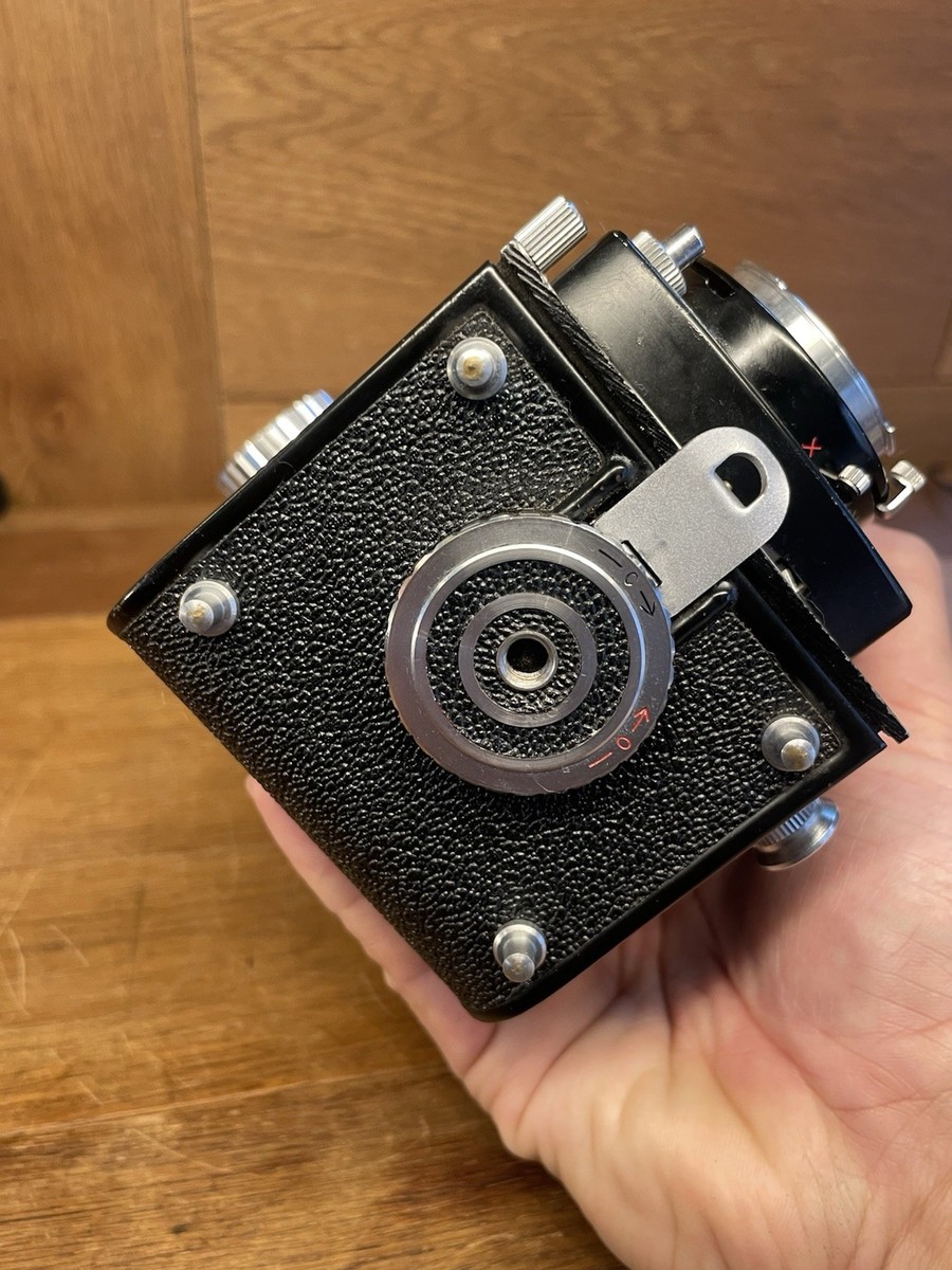 Near Mint ++ w/ Case* Ricoh Ricohflex New DIA Riconar 80mm F/3.5