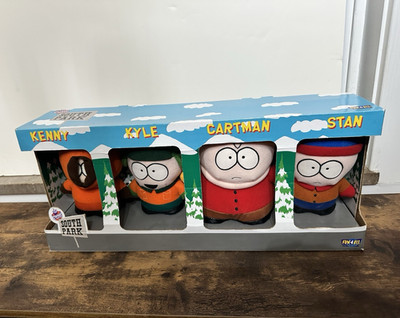 Fun 4 All South Park Kenny Kyle Cartman Stan Plush Stuffed Animal Set Boxed