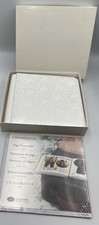 Creative Memories Album 7x7 Promise Wedding White Album  Page Protectors NEW