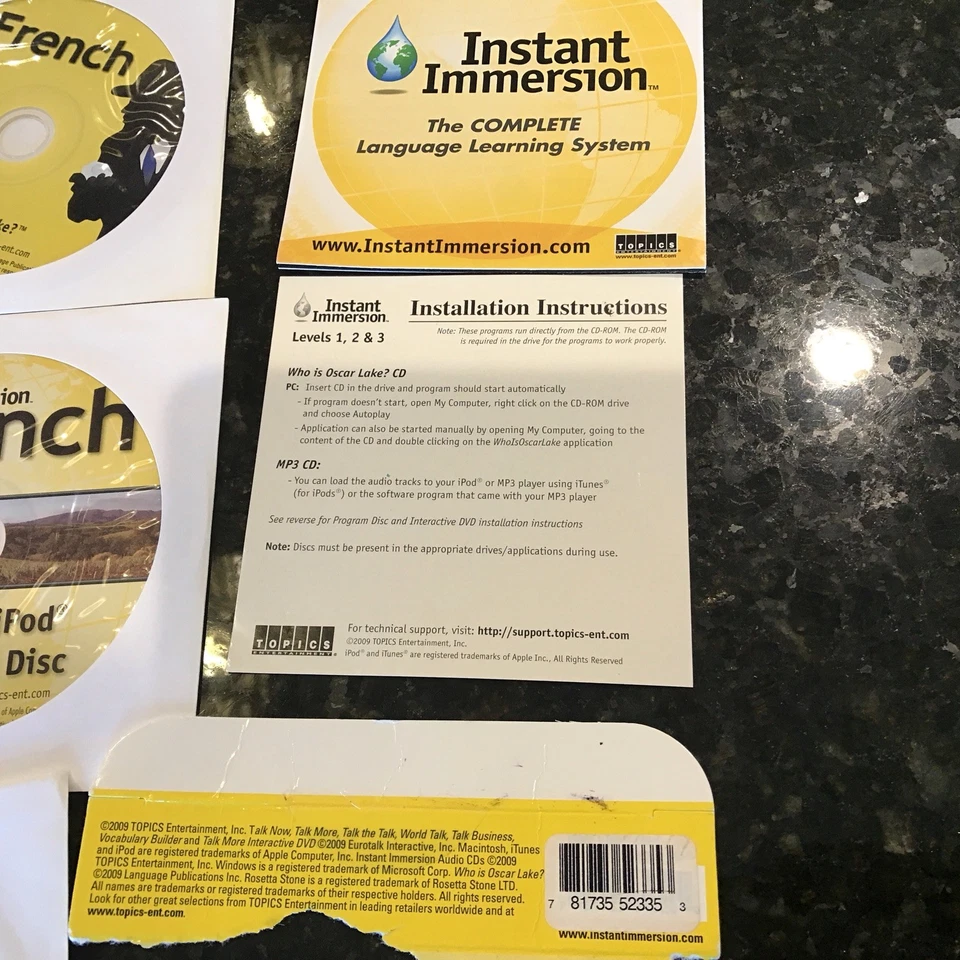 Instant Immersion French Levels 1,2,3 + Language Learning Software win/mac - Image 2 of 4