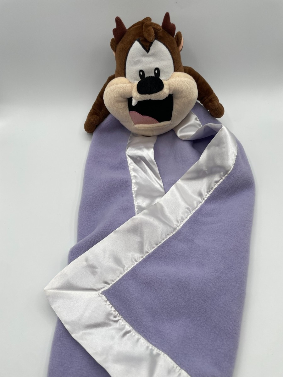 Six Flags Looney Tunes Tasmanian Devil Taz Purple Satin 27