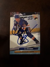 1992 93 Fleer Ultra #182 Bob Bassen Auto