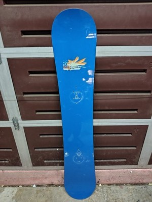 スノーボード BURTON Burton Seven Snowboard Vintage All Mountain Board Blue White 3D
