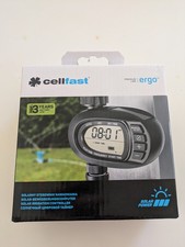 Bewässerungscomputer Cellfast Ergo  Solarbetrieben Schwarz Neu
