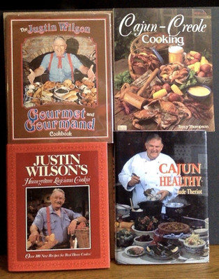 Lot 4 New Orleans Cookbooks /  Cajun Creole Louisiana Wilson Theriot (+)