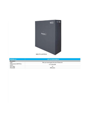 ZUCCHETTI ZCSZST-STORAGEBOX Battery Mounting Cabinet For Pylontech US2000