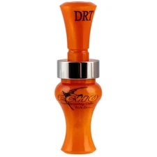 Echo Calls DRT Double Reed Timber Duck Call, Orange Pearl Acrylic #79026