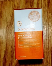 Dr. Dennis Gross Vitamin C Lactic Firm & Bright Eye Treatment -0.5 Oz New Box