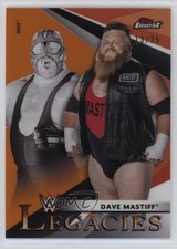 2021 Topps Finest WWE Legacies Orange Refractor 13/25 Dave Mastiff #L-16 1c0s