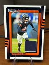 2025 Panini Donruss Rome Odunze Threads football card