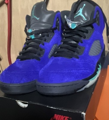 Jordan 5 Retro Alternate Grape 2020 High Top Suede Shoes (Great Condition)