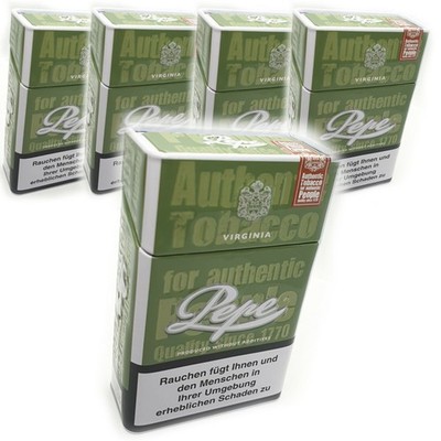 5x Pepe Rich Green Cigarette Case Cigarette Box Pouch Box Tin Box