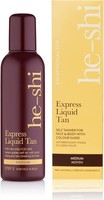 He-Shi Self Tan Express Instant Fake Tan Liquid – Bronze Natural Liquid Tan L
