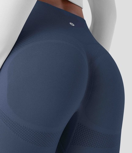 Halara Seamless Flow High Waisted Tummy Control Butt Lifting Yoga Leggings S 7/8 - Picture 2 of 3