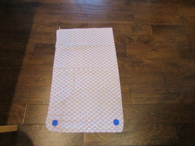 Vintage Feed Sack Fabric Closed Sack Geometric Pattern Medallion Design AS IS