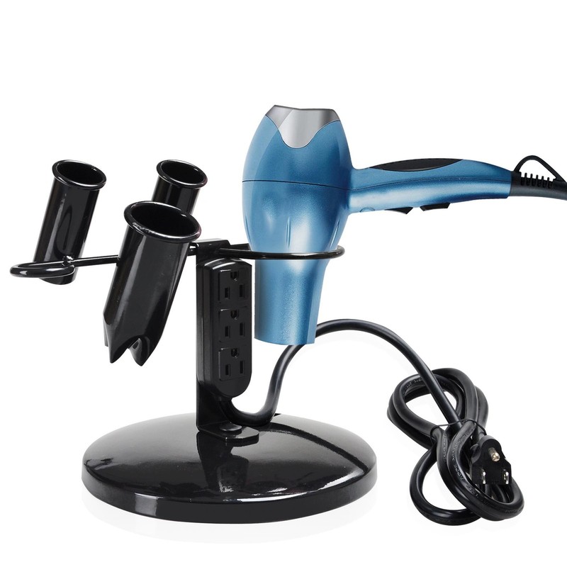 Byootique Hair Blow Dryer Holder Stand Hair Iron Holder Tools Appliance Rack