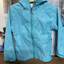 columbia windbreaker jacket kids xxs 4/5 blue