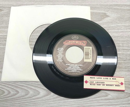 Def Leppard Miss You in a Heartbeat / Make Love Like a Man 45 Rock Mercury sehr guter Zustand++ - Bild 3 von 4