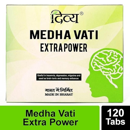 3 X Medha Vati Extra Power 360 Tabs 100% HERBAL FREE SHIPPING 2029 Expiry - Picture 4 of 5