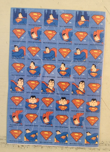 DC Universe Batman/Superman/Wonder Woman Large Sticker Lot/Hallmark - Picture 2 of 12
