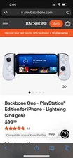 PlayStation Backbone Lightning Cable iOS 