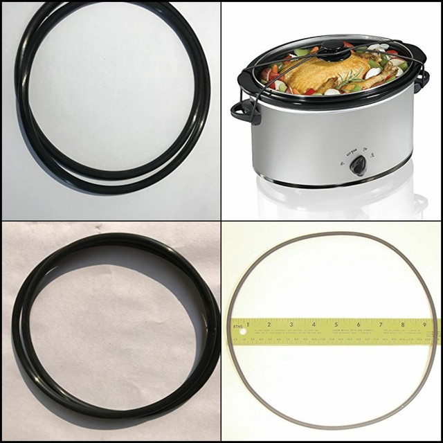 Black Lid Latch Strap Rubber Band 678 Quart Hamilton Beach Crock Pot