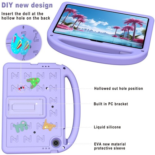 For Lenovo Tab 10.1" TB311XU TB311FU 2025 Kids Shockproof EVA Case Handle Cover - Picture 56 of 73