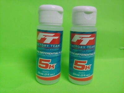 2 PACK  Associated Silicone 5K  Differential / Diff Fluid Oil 5000 cst 5453 LOSI