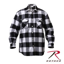 Rothco Extra Heavyweight Buffalo Plaid Shirt - White