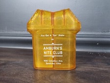 Vintage Nightclub Amburns Nite Club Bar Salt Pepper Shaker Sandusky Ohio Ad