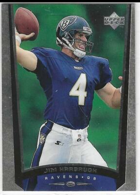 1998 Upper Deck #56 Jim Harbaugh Baltimore Ravens Michigan NICE