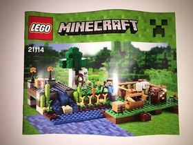 Lego Minecraft 21114 The Farm - 100% Complete w/ Instructions
