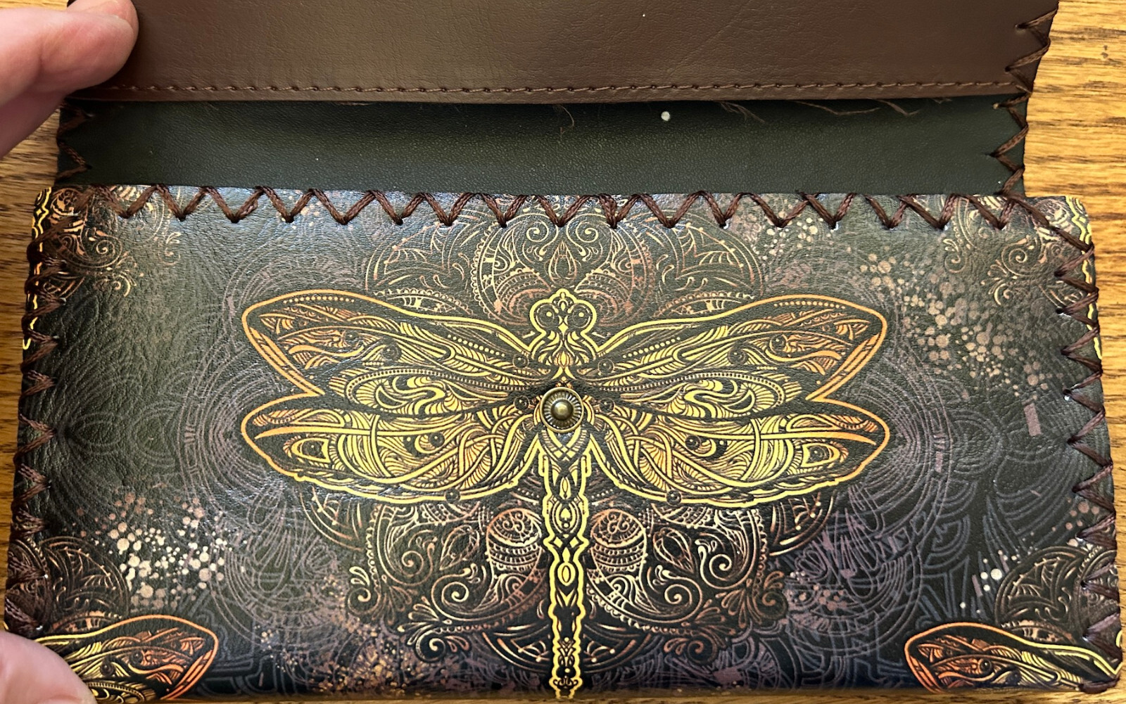 Dragonfly Vegan Leather Wallet! eBay