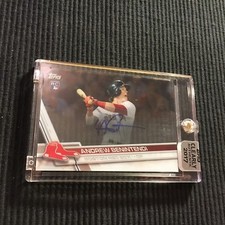 2017 TOPPS CLEARLY AUTHENTIC ANDREW BENINTENDI *ROOKIE ENCASED AUTO*  RED SOX