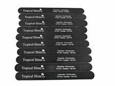 10 Tropical Shine Neon Corse Pink Fine 100/180 Nail Files Made In USA