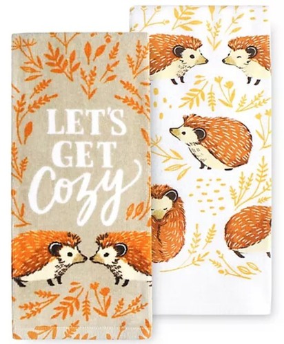 Celebrate Fall Thanksgiving 2-Pack Multicolor Cotton Kitchen Terry Tea Towels - Picture 61 of 89