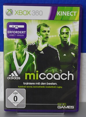 adidas miCoach Kinect Xbox 360 Sport SEHR GUT in OVP und Anleitung 505 Games PAL