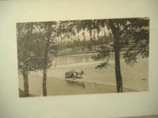 CARTOLINA PRESUMIBILMENTE DEI DINTORNI DI RAVENNA CON BIROCCIO PRESSO UN FIUME