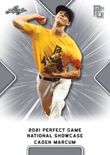 10-Count Lot Caden Marcum 2021 Leaf Perfect Game NIKE All-American Rookies