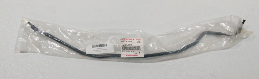 43060-0059 Kawasaki Pipe Brake Hu Fr M/Cylinder NO GAS NO OIL | eBay