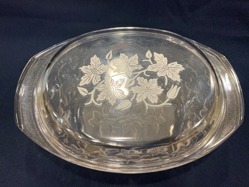 Princess House Fantasia 1.5 Qt Covered Casserole Dish & with Lid 553 quart.glass - 第 1/4 張圖片