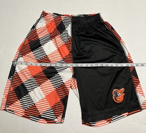 Baltimore Orioles Loudmouth Fitnessshorts für Herren schwarz orange Medium neu ohne Etikett mit Defekt - Bild 11 von 14